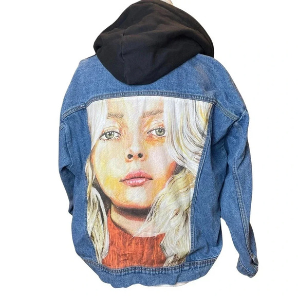 Zara collab denim jacket size S - Picture 5 of 8